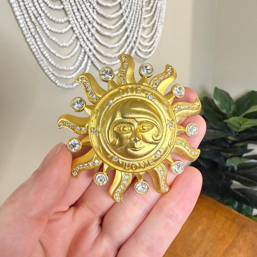 Kirks Folly One Love Sun Brooch/Pendant